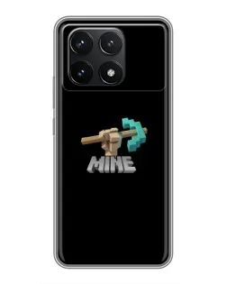 Чехол для Xiaomi POCO F6 Pro с картинкой «Алмазная кирка» Чехол для Xiaomi POCO F6 Pro с картинкой «Алмазная кирка»