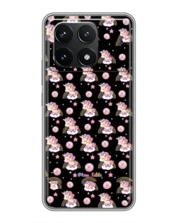 Чехол для Xiaomi POCO F6 Pro с картинкой «Magic Unicorn паттерн»
