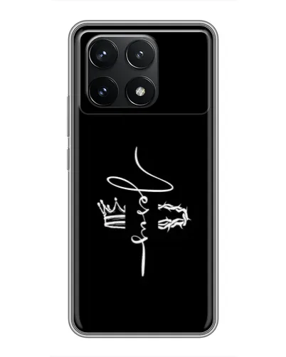 Чехол для Xiaomi POCO F6 Pro с картинкой «Король Славы Jesus»