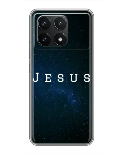 Чехол для Xiaomi POCO F6 Pro с картинкой «Звездное небо Jesus»