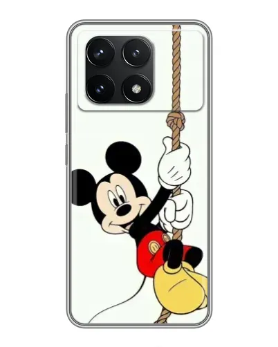 Чехол для Xiaomi POCO F6 Pro с картинкой «Mickey на канате»