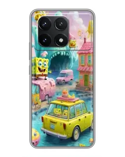 Чехол для Xiaomi POCO F6 Pro с картинкой «Монстр-трак приключения»
