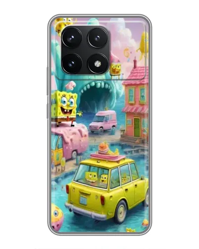 Чехол для Xiaomi POCO F6 Pro с картинкой «Монстр-трак приключения»