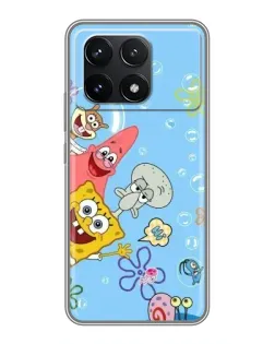 Чехол для Xiaomi POCO F6 Pro с картинкой «Веселые пузырьки»