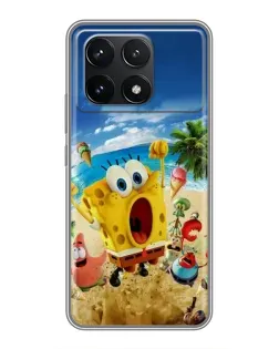 Чехол для Xiaomi POCO F6 Pro с картинкой «Развлечения на пляже»