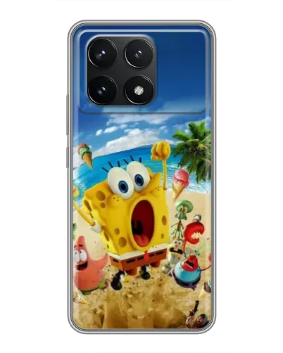 Чехол для Xiaomi POCO F6 Pro с картинкой «Развлечения на пляже»