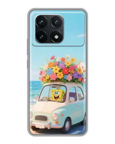 Чехол для Xiaomi POCO F6 Pro с картинкой «Автомобильное путешествие»