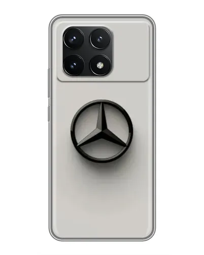 Чехол для Xiaomi POCO F6 Pro с картинкой «Mercedes Maybach стиль»