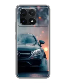 Чехол для Xiaomi POCO F6 Pro с картинкой «Mercedes — ночной город» Чехол для Xiaomi POCO F6 Pro с картинкой «Mercedes — ночной город»