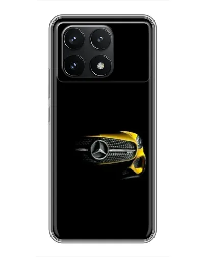 Чехол для Xiaomi POCO F6 Pro с картинкой «Mercedes — ретро стиль»