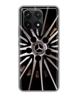 Чехол для Xiaomi POCO F6 Pro с картинкой «Диск Mercedes»