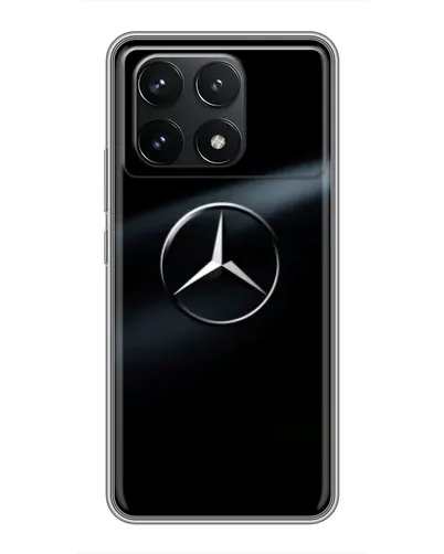 Чехол для Xiaomi POCO F6 Pro с картинкой «Mercedes на металле» Чехол для Xiaomi POCO F6 Pro с картинкой «Mercedes на металле»