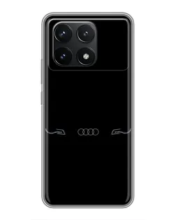 Чехол для Xiaomi POCO F6 Pro с картинкой «Audi — световой подпись» Чехол для Xiaomi POCO F6 Pro с картинкой «Audi — световой подпись»