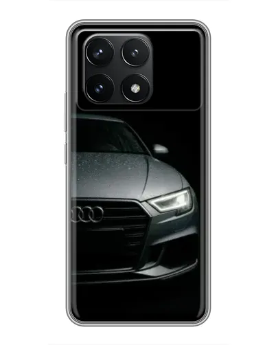 Чехол для Xiaomi POCO F6 Pro с картинкой «Audi — детализация кузова»