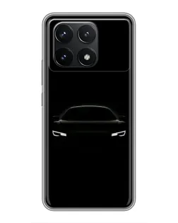 Чехол для Xiaomi POCO F6 Pro с картинкой «Взгляд Audi в темноте» Чехол для Xiaomi POCO F6 Pro с картинкой «Взгляд Audi в темноте»