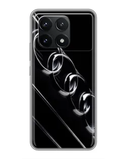 Чехол для Xiaomi POCO F6 Pro с картинкой «Audi — абстрактные кольца» Чехол для Xiaomi POCO F6 Pro с картинкой «Audi — абстрактные кольца»