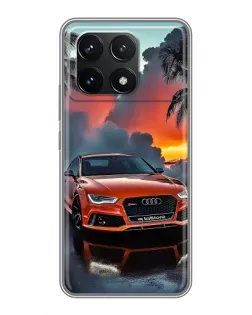 Чехол для Xiaomi POCO F6 Pro с картинкой «Audi — закат» Чехол для Xiaomi POCO F6 Pro с картинкой «Audi — закат»