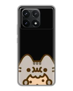 Чехол для Xiaomi POCO F6 Pro с картинкой «Пушин на черном» Чехол для Xiaomi POCO F6 Pro с картинкой «Пушин на черном»