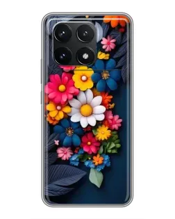 Чохол для Xiaomi POCO F6 Pro з картинкою «Квіткова феєрія» Чохол для Xiaomi POCO F6 Pro з картинкою «Квіткова феєрія»