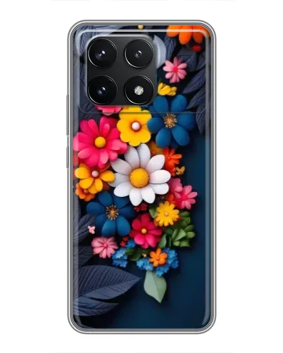 Чехол для Xiaomi POCO F6 Pro с картинкой «Цветочная феерия» Чехол для Xiaomi POCO F6 Pro с картинкой «Цветочная феерия»