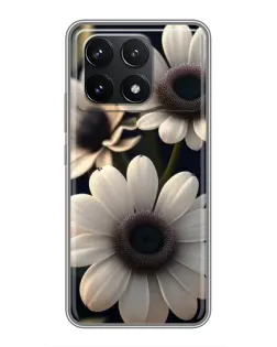 Чохол для Xiaomi POCO F6 Pro з картинкою «Білі маргаритки макро» Чохол для Xiaomi POCO F6 Pro з картинкою «Білі маргаритки макро»