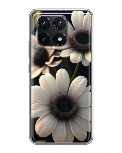 Чехол для Xiaomi POCO F6 Pro с картинкой «Белые маргаритки макро» Чехол для Xiaomi POCO F6 Pro с картинкой «Белые маргаритки макро»