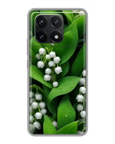 Чехол для Xiaomi POCO F6 Pro с картинкой «Ландыши в зелени» Чехол для Xiaomi POCO F6 Pro с картинкой «Ландыши в зелени»