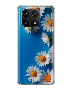 Чохол для Xiaomi POCO F6 Pro з картинкою «Білосніжні маргаритки» Чохол для Xiaomi POCO F6 Pro з картинкою «Білосніжні маргаритки»