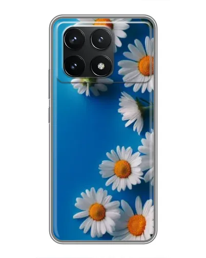 Чехол для Xiaomi POCO F6 Pro с картинкой «Белоснежные маргаритки» Чехол для Xiaomi POCO F6 Pro с картинкой «Белоснежные маргаритки»