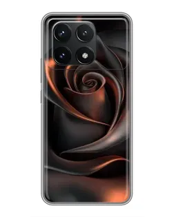 Чохол для Xiaomi POCO F6 Pro з картинкою «Шовкова чорна троянда» Чохол для Xiaomi POCO F6 Pro з картинкою «Шовкова чорна троянда»