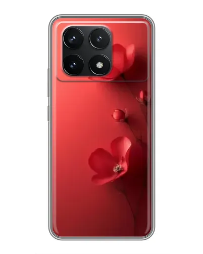 Чехол для Xiaomi POCO F6 Pro с картинкой «Маковые соцветия» Чехол для Xiaomi POCO F6 Pro с картинкой «Маковые соцветия»