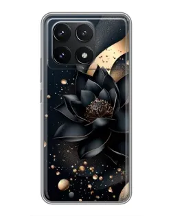 Чохол для Xiaomi POCO F6 Pro з картинкою «Чорний лотос» Чохол для Xiaomi POCO F6 Pro з картинкою «Чорний лотос»