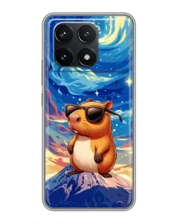 Чехол для Xiaomi POCO F6 Pro с картинкой «Капибара Ван Гога» Чехол для Xiaomi POCO F6 Pro с картинкой «Капибара Ван Гога»