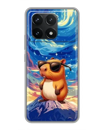 Чехол для Xiaomi POCO F6 Pro с картинкой «Капибара Ван Гога» Чехол для Xiaomi POCO F6 Pro с картинкой «Капибара Ван Гога»