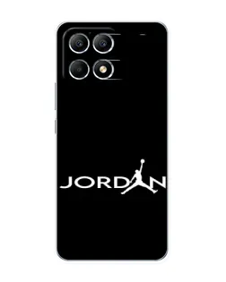 Чехол для Xiaomi POCO F6 с картинкой «Jordan White Logo» Чехол для Xiaomi POCO F6 с картинкой «Jordan White Logo»