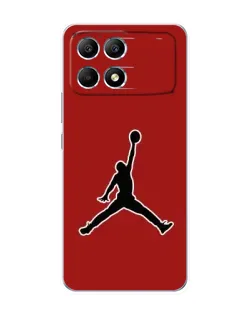 Чехол для Xiaomi POCO F6 с картинкой «Jordan Red Back» Чехол для Xiaomi POCO F6 с картинкой «Jordan Red Back»
