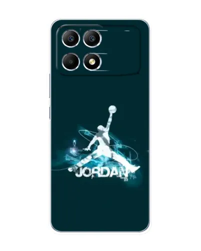 Чехол для Xiaomi POCO F6 с картинкой «Jordan Blue Fire» Чехол для Xiaomi POCO F6 с картинкой «Jordan Blue Fire»