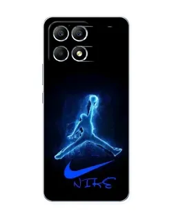 Чехол для Xiaomi POCO F6 с картинкой «Jordan Neon Blue» Чехол для Xiaomi POCO F6 с картинкой «Jordan Neon Blue»