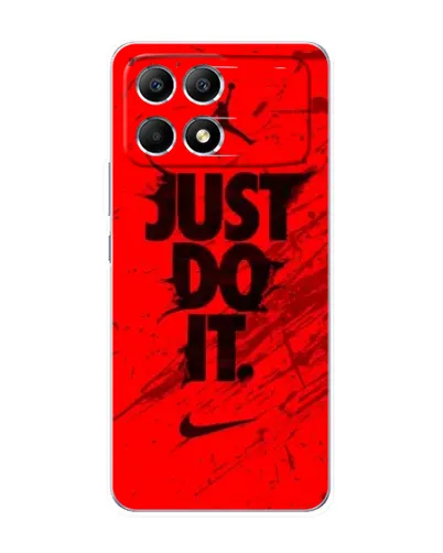 Чехол для Xiaomi POCO F6 с картинкой «Nike Just Do It» Чехол для Xiaomi POCO F6 с картинкой «Nike Just Do It»