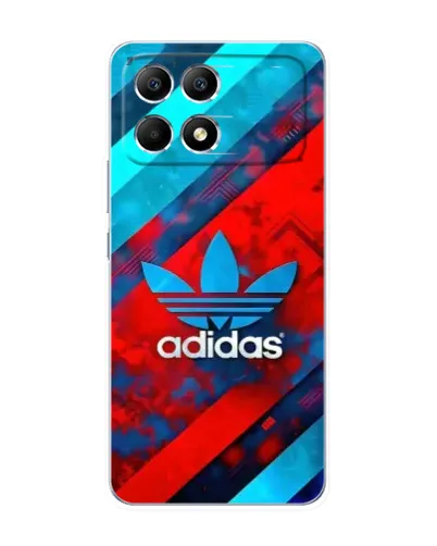 Чехол для Xiaomi POCO F6 с картинкой «Абстракция Adidas»