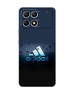 Чехол для Xiaomi POCO F6 с картинкой «Adidas Water Drops» Чехол для Xiaomi POCO F6 с картинкой «Adidas Water Drops»