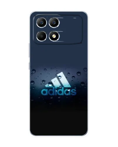 Чехол для Xiaomi POCO F6 с картинкой «Adidas Water Drops»