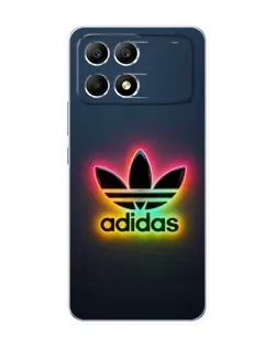 Чехол для Xiaomi POCO F6 с картинкой «Неоновый Adidas» Чехол для Xiaomi POCO F6 с картинкой «Неоновый Adidas»