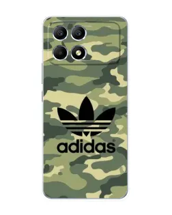 Чехол для Xiaomi POCO F6 с картинкой «Милитари стиль Adidas» Чехол для Xiaomi POCO F6 с картинкой «Милитари стиль Adidas»