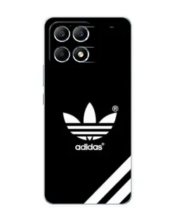 Чехол для Xiaomi POCO F6 с картинкой «Adidas с диагональными полосами»