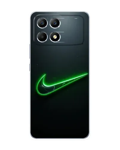Чехол для Xiaomi POCO F6 с картинкой «Неоновый контур Nike» Чехол для Xiaomi POCO F6 с картинкой «Неоновый контур Nike»