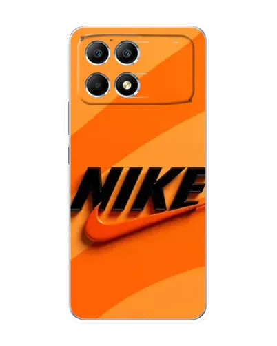 Чехол для Xiaomi POCO F6 с картинкой «Оранжевый драйв Nike» Чехол для Xiaomi POCO F6 с картинкой «Оранжевый драйв Nike»
