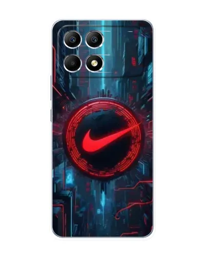 Чехол для Xiaomi POCO F6 с картинкой «Техногенный стиль Nike» Чехол для Xiaomi POCO F6 с картинкой «Техногенный стиль Nike»