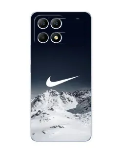 Чехол для Xiaomi POCO F6 с картинкой «Nike — зимние горы» Чехол для Xiaomi POCO F6 с картинкой «Nike — зимние горы»