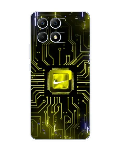 Чехол для Xiaomi POCO F6 с картинкой «Nike — золотая искра» Чехол для Xiaomi POCO F6 с картинкой «Nike — золотая искра»